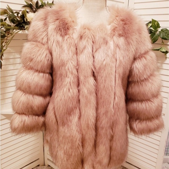 JAYLEE COLLECTION SUEDE & FAUX FUR SIZE SM/MED - Picture 7 of 9